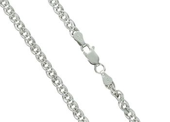 Srebrny łańcuszek Mona Lisa DIA-LAN-785723R-60-925 – elegancki model o szerokości 4 mm i długości 60 cm. Wykonany ze srebra próby 925, waży ok. 9,4 g i posiada wygodne zapięcie na karabińczyk. 2.jpg
